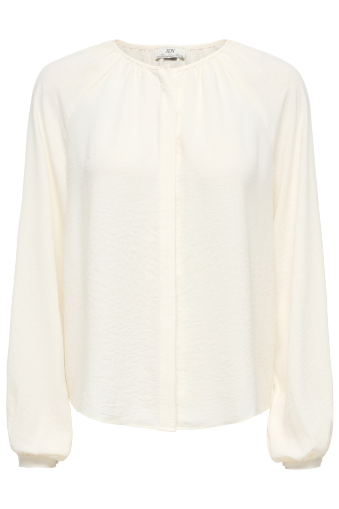 Jacqueline de Yong beige dames blouse | Vooraanzicht