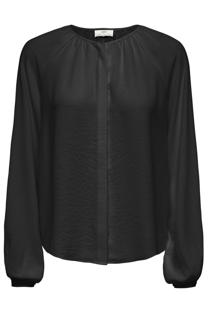 Jacqueline de Yong zwarte dames blouse | Vooraanzicht