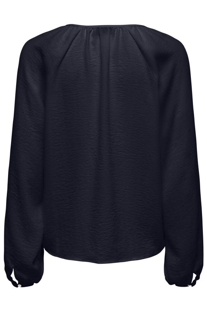 Jacqueline de Yong blauwe dames blouse | Achteraanzicht