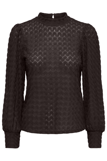 Jacqueline de Yong jdyavery l/s lace top jrs noos Bruin