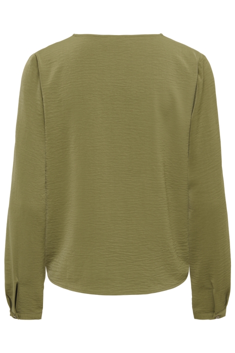 Jacqueline de Yong groene dames blouse | Achteraanzicht