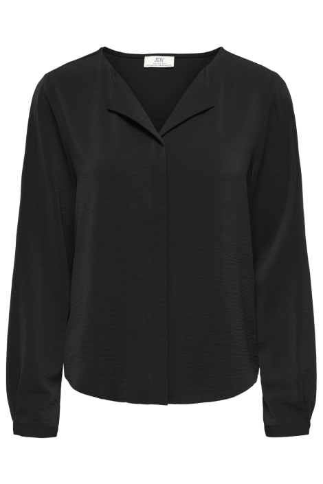 Jacqueline de Yong zwarte dames blouse | Vooraanzicht