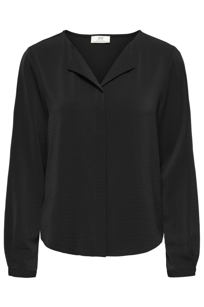 Jacqueline de Yong zwarte dames blouse | Vooraanzicht