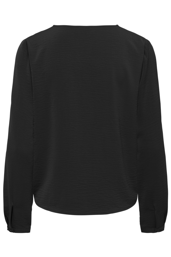 Jacqueline de Yong zwarte dames blouse | Achteraanzicht