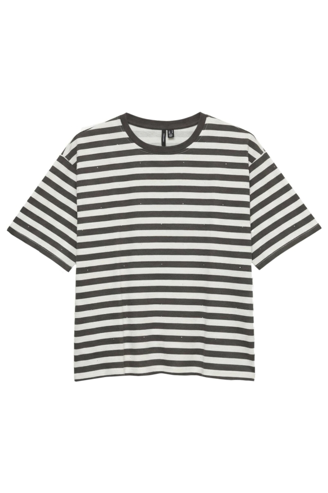 Vero Moda bruine dames t-shirt | Vooraanzicht