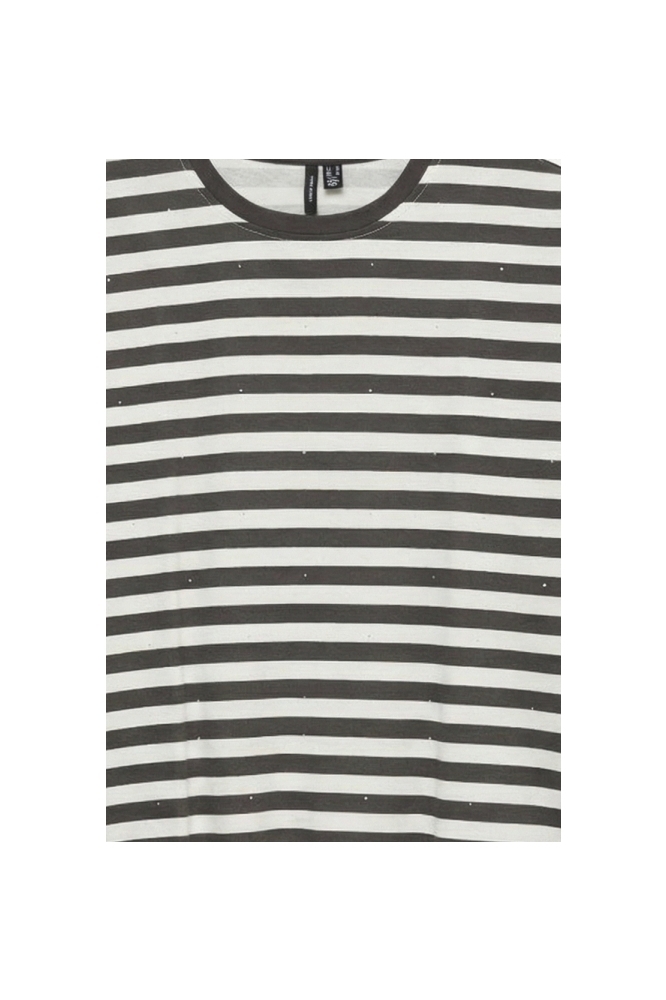 Vero Moda bruine dames t-shirt | Close up