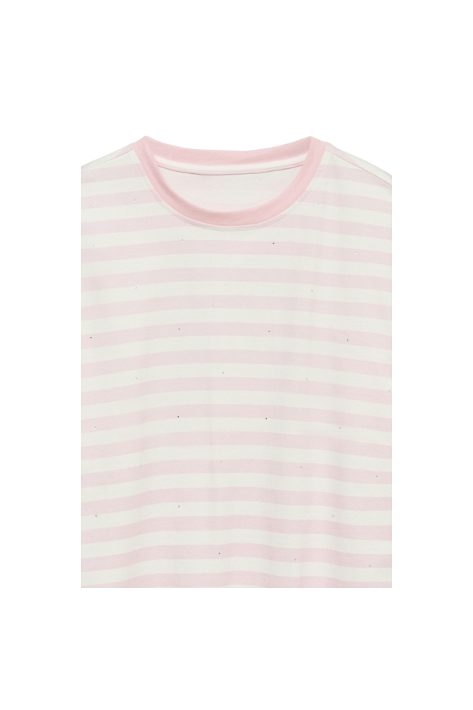 Vero Moda roze dames t-shirt | Close up