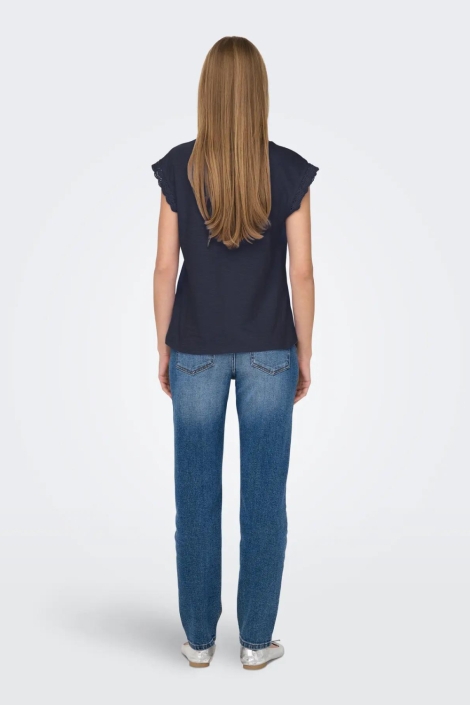 Jacqueline de Yong blauwe dames t-shirt | Model