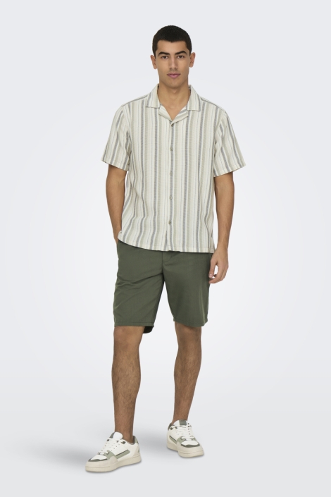 Only & Sons groene heren overhemd | Model