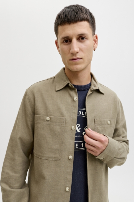 Jack & Jones groene heren overhemd | Model