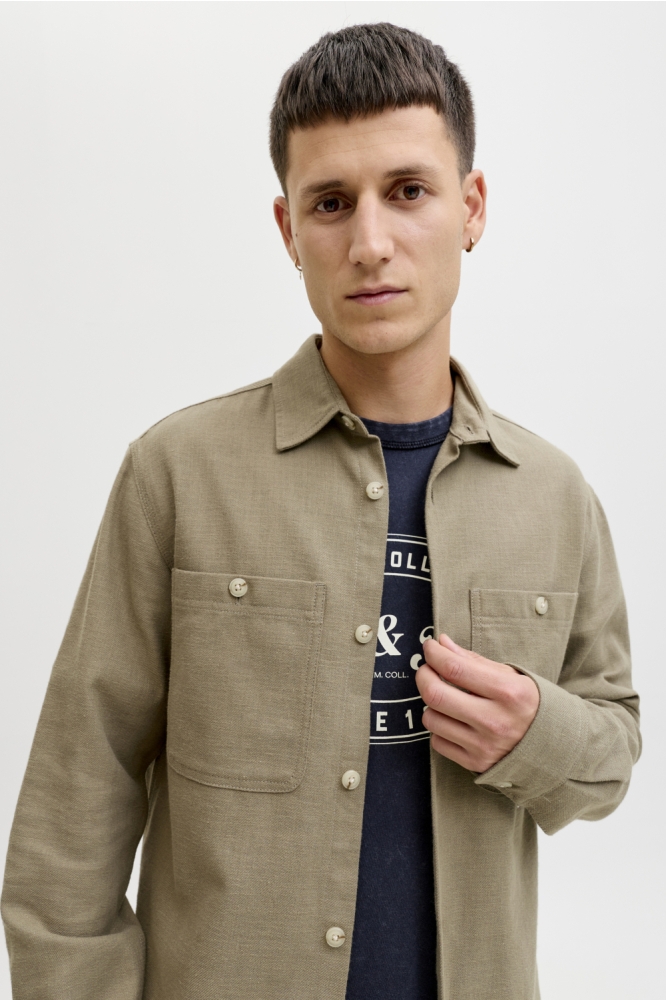 Jack & Jones groene heren overhemd | Model