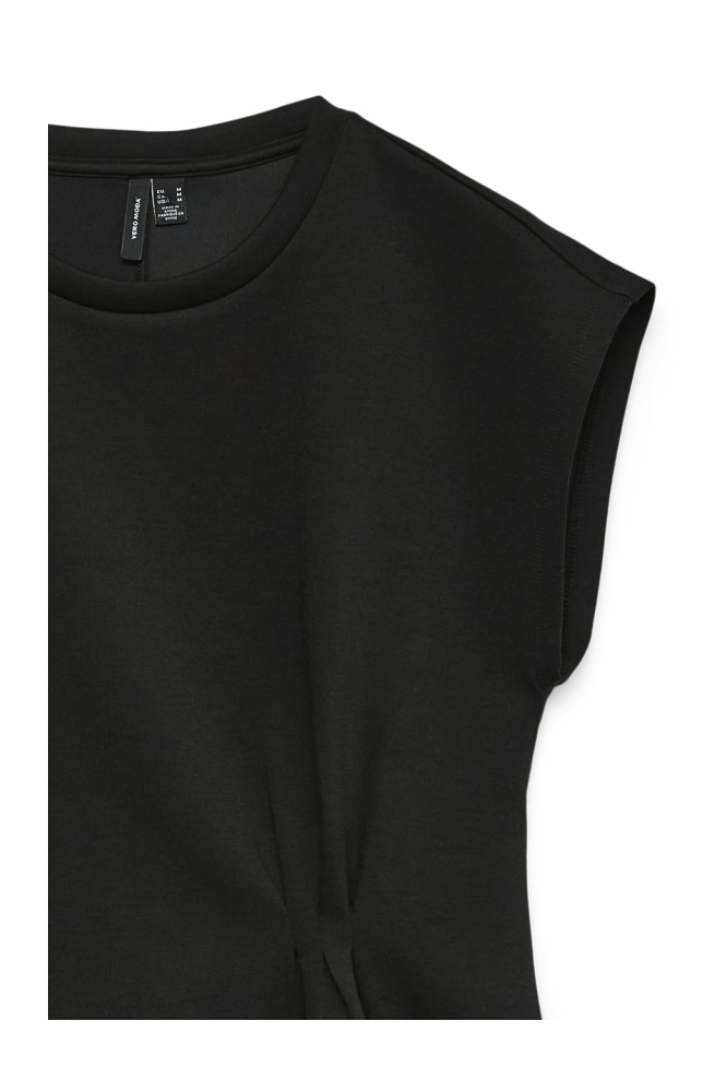 Vero Moda zwarte dames t-shirt | Close up