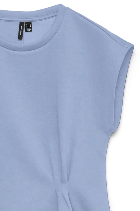 Vero Moda blauwe dames t-shirt | Close up