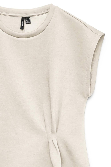 Vero Moda ecru dames t-shirt | Close up