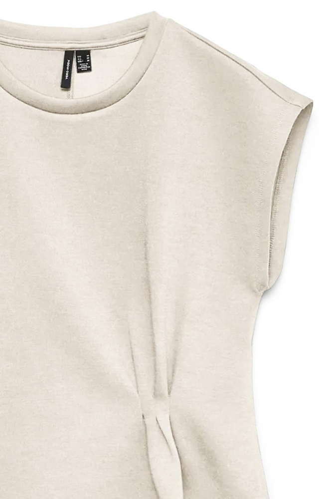 Vero Moda ecru dames t-shirt | Close up