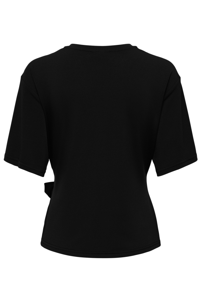 Jacqueline de Yong zwarte dames t-shirt | Achteraanzicht