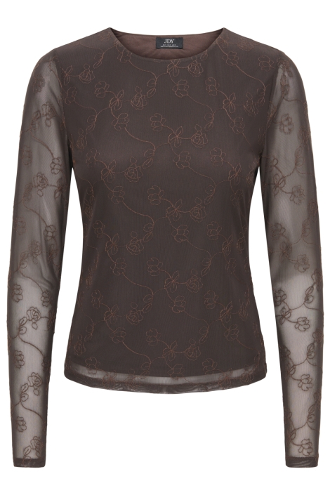 Jacqueline de Yong bruine dames top | Vooraanzicht