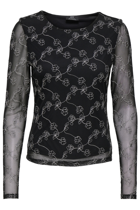 Jacqueline de Yong zwarte dames top | Vooraanzicht