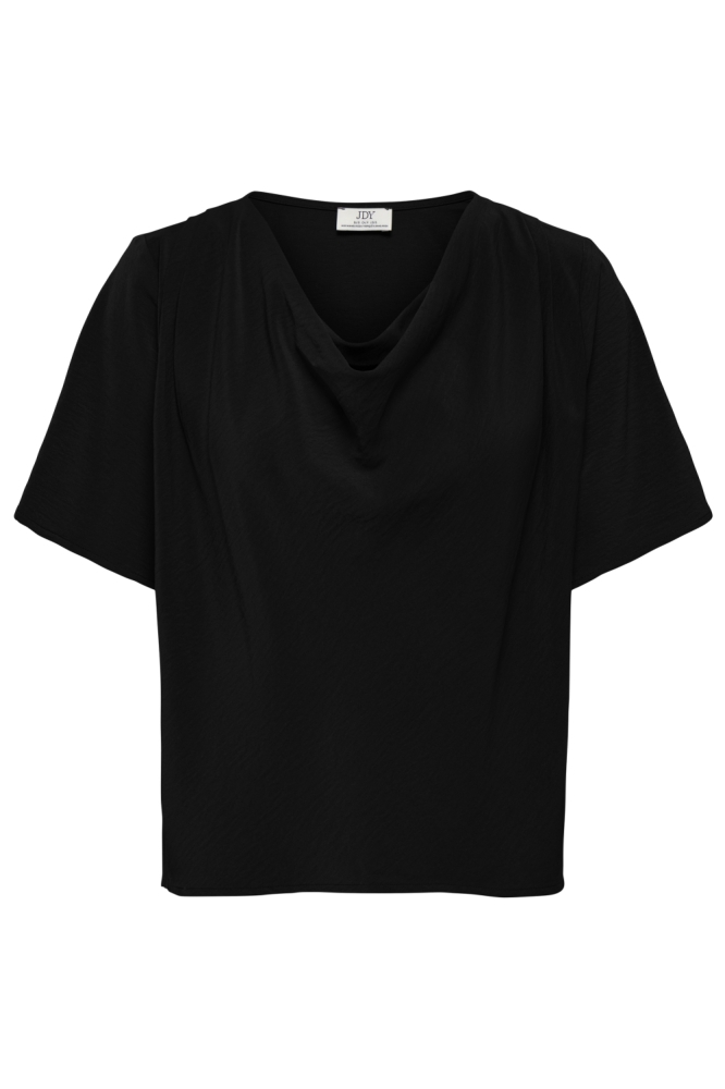 Jacqueline de Yong zwarte dames t-shirt | Vooraanzicht
