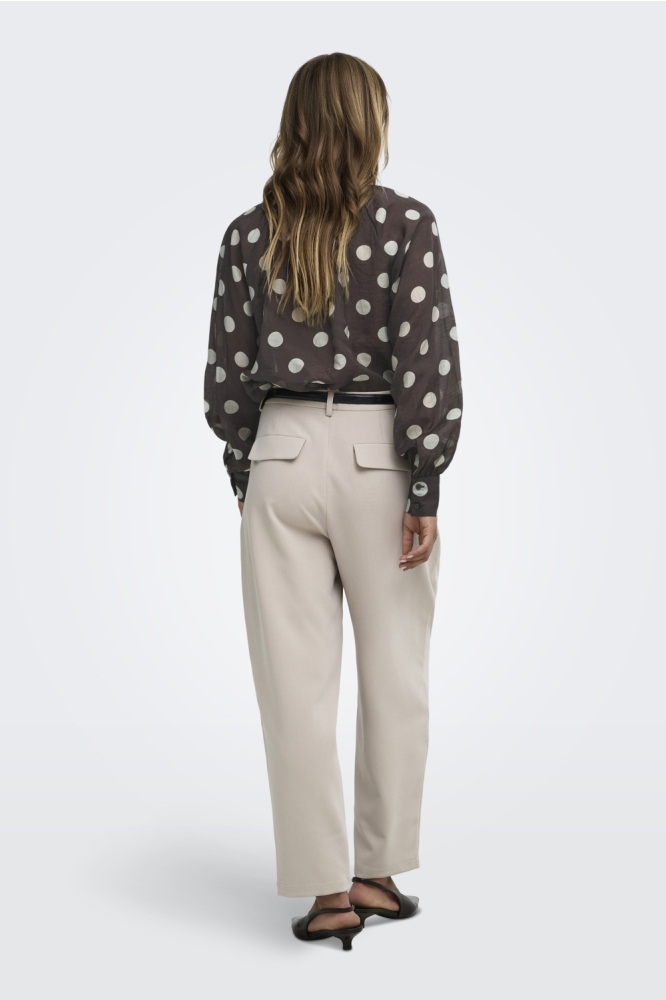 Jacqueline de Yong bruine dames blouse |