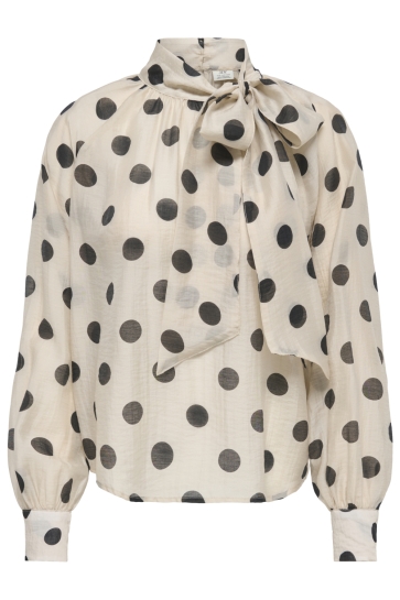 Jacqueline de Yong jdyfay l/s top wvn Beige