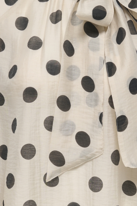 Jacqueline de Yong beige dames blouse | Close up