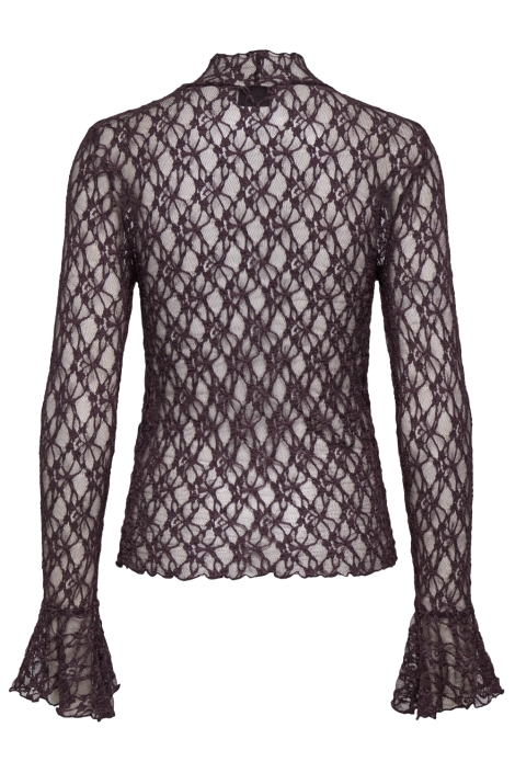 Jacqueline de Yong paarse dames top | Achteraanzicht