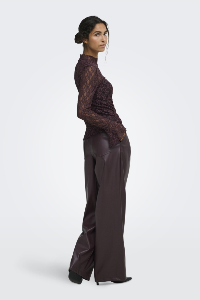 Jacqueline de Yong paarse dames top | Model