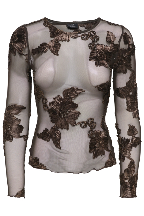 Jacqueline de Yong bruine dames top | Vooraanzicht