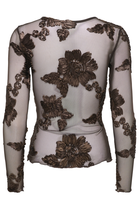 Jacqueline de Yong bruine dames top | Achteraanzicht