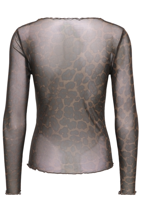 Jacqueline de Yong bruine dames top | Achteraanzicht