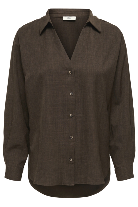 Jacqueline de Yong bruine dames blouse | Vooraanzicht