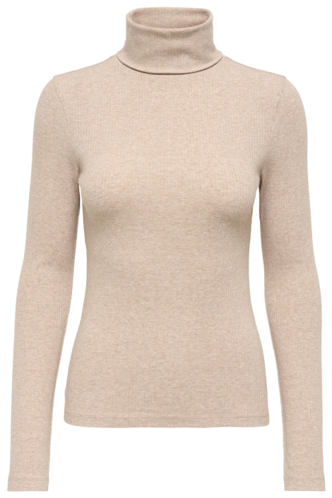 Jacqueline de Yong beige dames top | Vooraanzicht