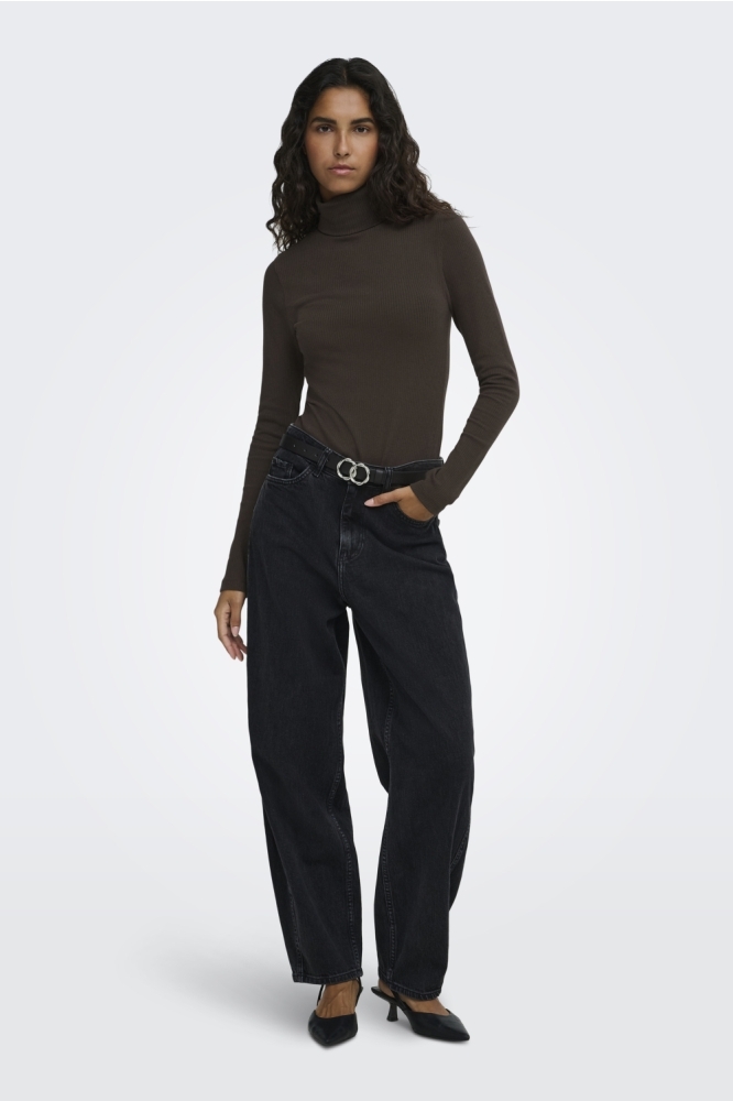 Jacqueline de Yong bruine dames top | Model