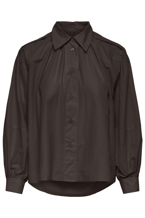 Only bruine dames blouse | Vooraanzicht