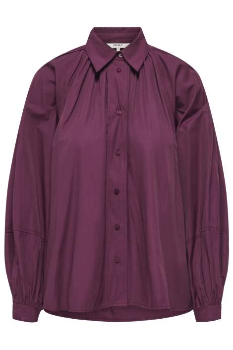 Only bordeaux dames blouse | Vooraanzicht