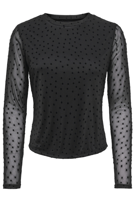 Only zwarte dames top | Vooraanzicht