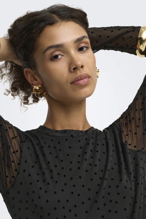 Only zwarte dames top | Close up