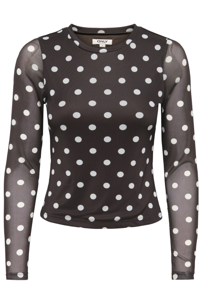 Only bruine dames top | Vooraanzicht