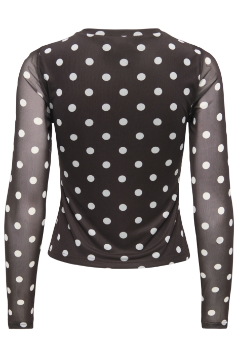 Only bruine dames top | Achteraanzicht