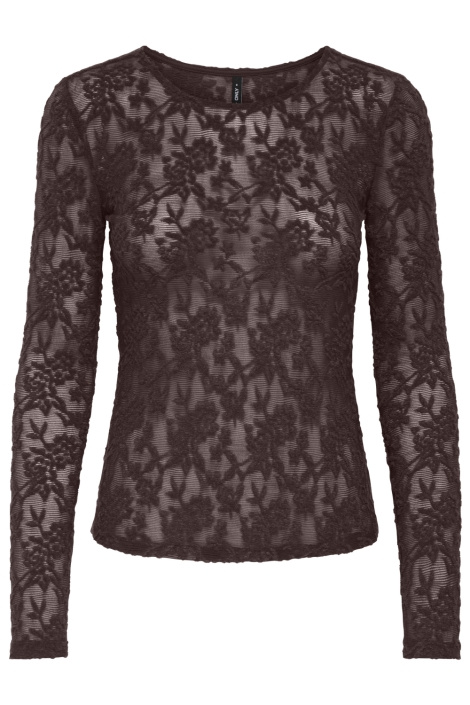 Only bruine dames top | Vooraanzicht