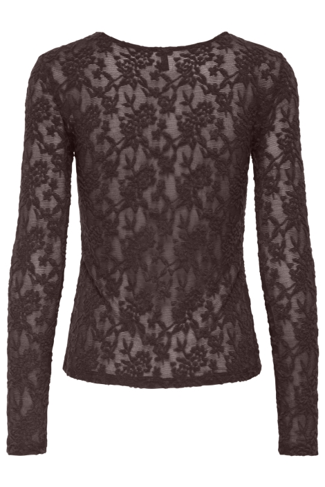 Only bruine dames top | Achteraanzicht