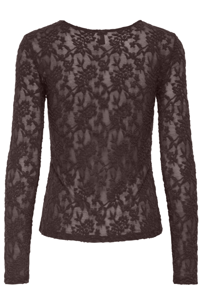 Only bruine dames top | Achteraanzicht