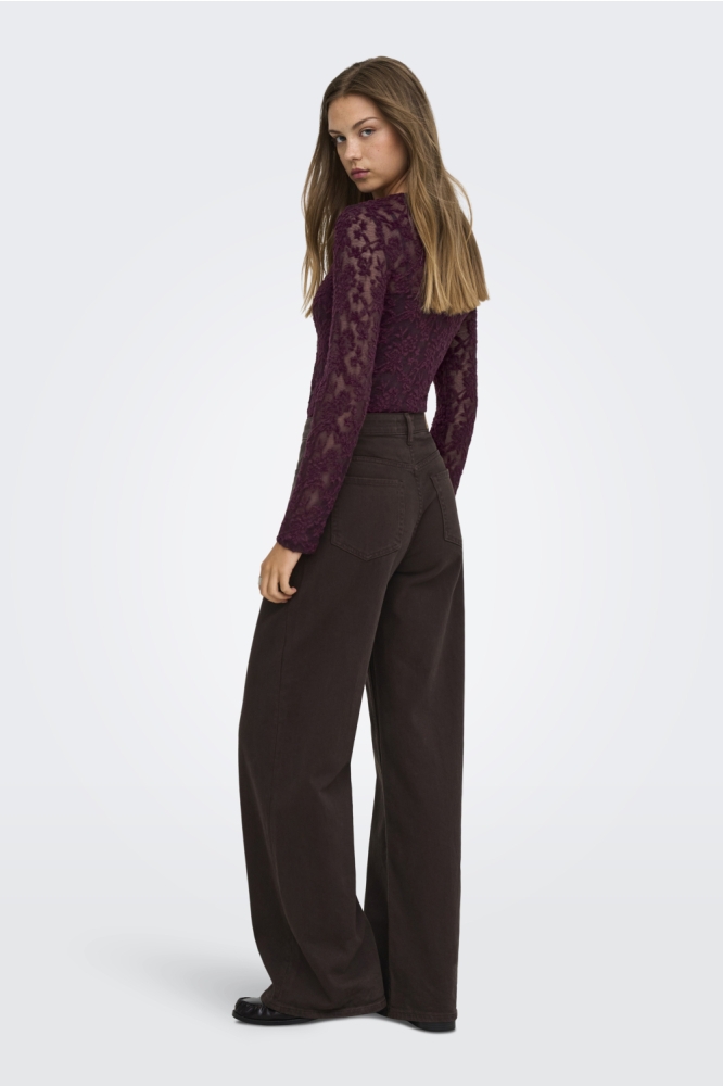 Only bordeaux dames top | Model