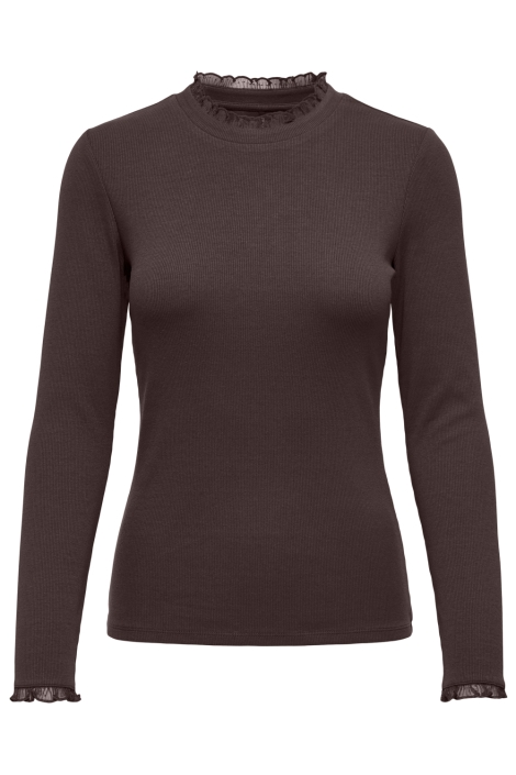 Only bruine dames top | Vooraanzicht