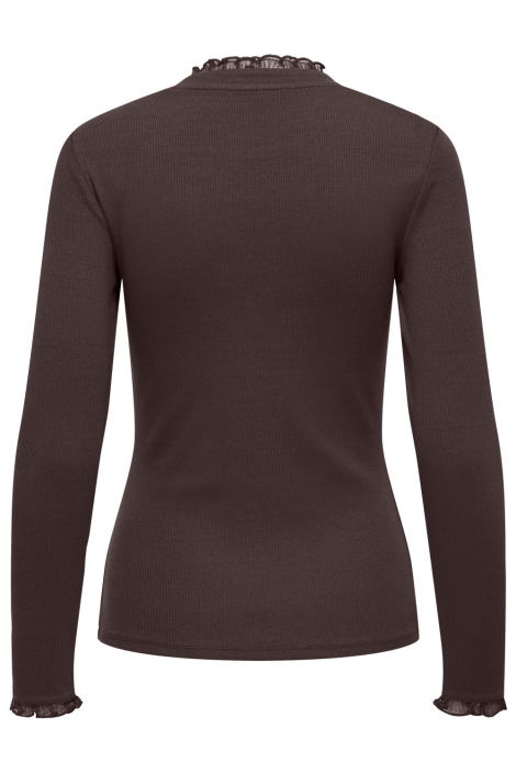 Only bruine dames top | Achteraanzicht
