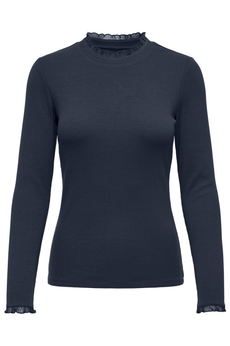 Only blauwe dames top | Vooraanzicht