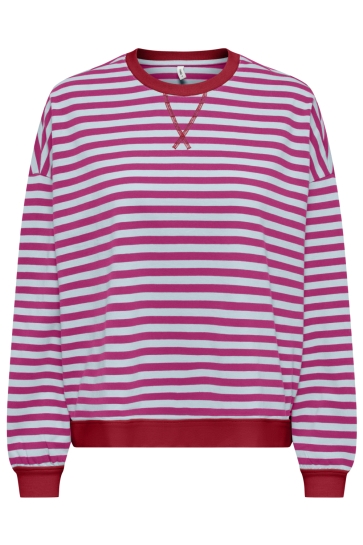 Only onlfreja l/s loose top cs jrs Roze