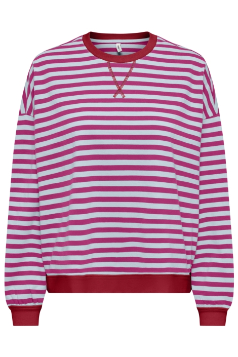 Only roze dames t-shirt | Vooraanzicht