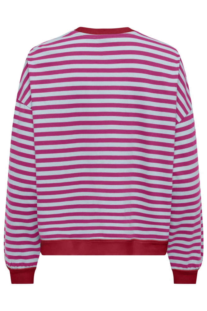 Only roze dames t-shirt | Achteraanzicht